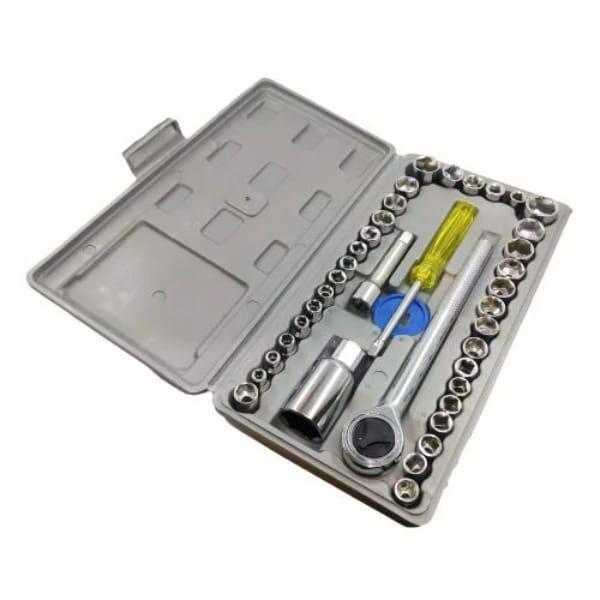 40Pcs Aiwa Socket Wrench & Screwdriver Tool Kit