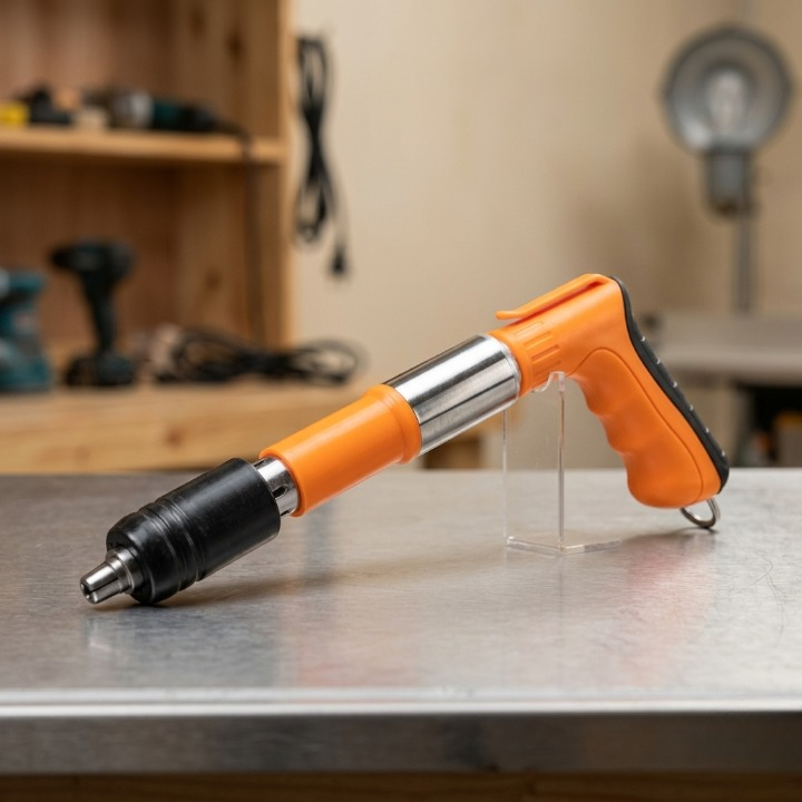 Heavy Duty Manual Steel Nail Gun Set - Concrete Wall Tool