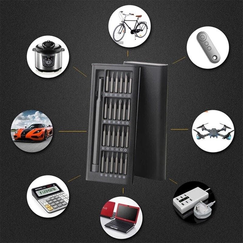 24 in 1 Magnetic Screwdriver Bit Set - Repair Tool Kit