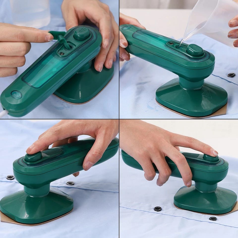 Professional Micro Steam Iron - Portable Dry & Wet Combo