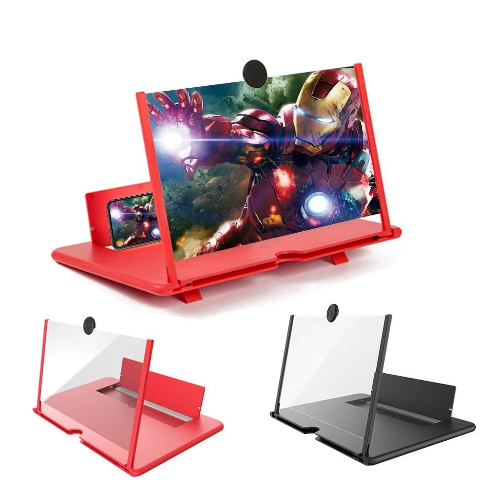F3 Mobile Screen Magnifier 3D Enlarged Display Stand 10"