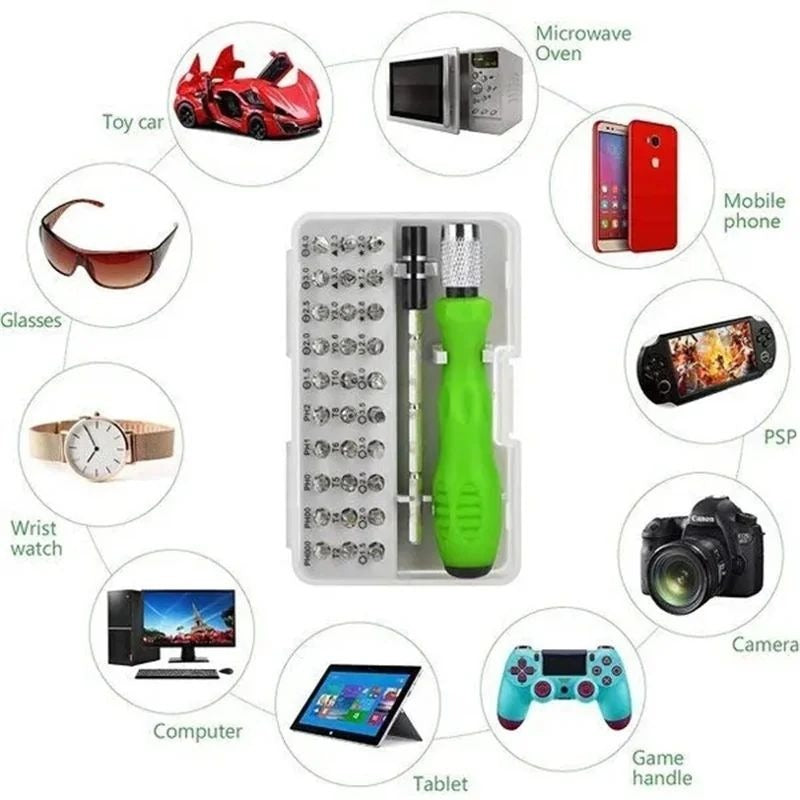 32 in 1 Magnetic Precision Screwdriver Set - Mini Repair Kit