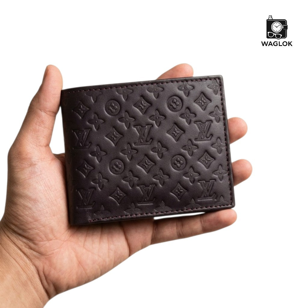 Men's Genuine Leather RFID Bifold Wallet - Light Brown, Gift Box