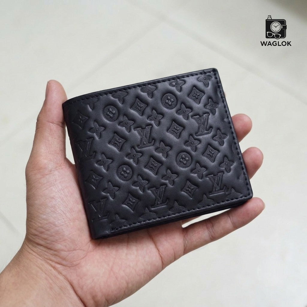 Men's Genuine Leather RFID Bifold Wallet - Light Brown, Gift Box