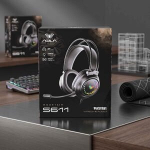 AULA S611 Wired Gaming Headset with LED Lights
