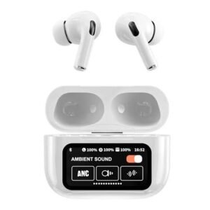 AirPods Touch LCD A9 White Bluetooth Earbuds