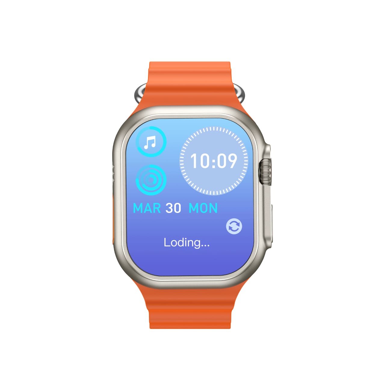 V200 Ultra 2.2" Smart Watch with Wearfit Pro App – IP68 Waterproof Sport Fitness Watch (Orange) - Image 2