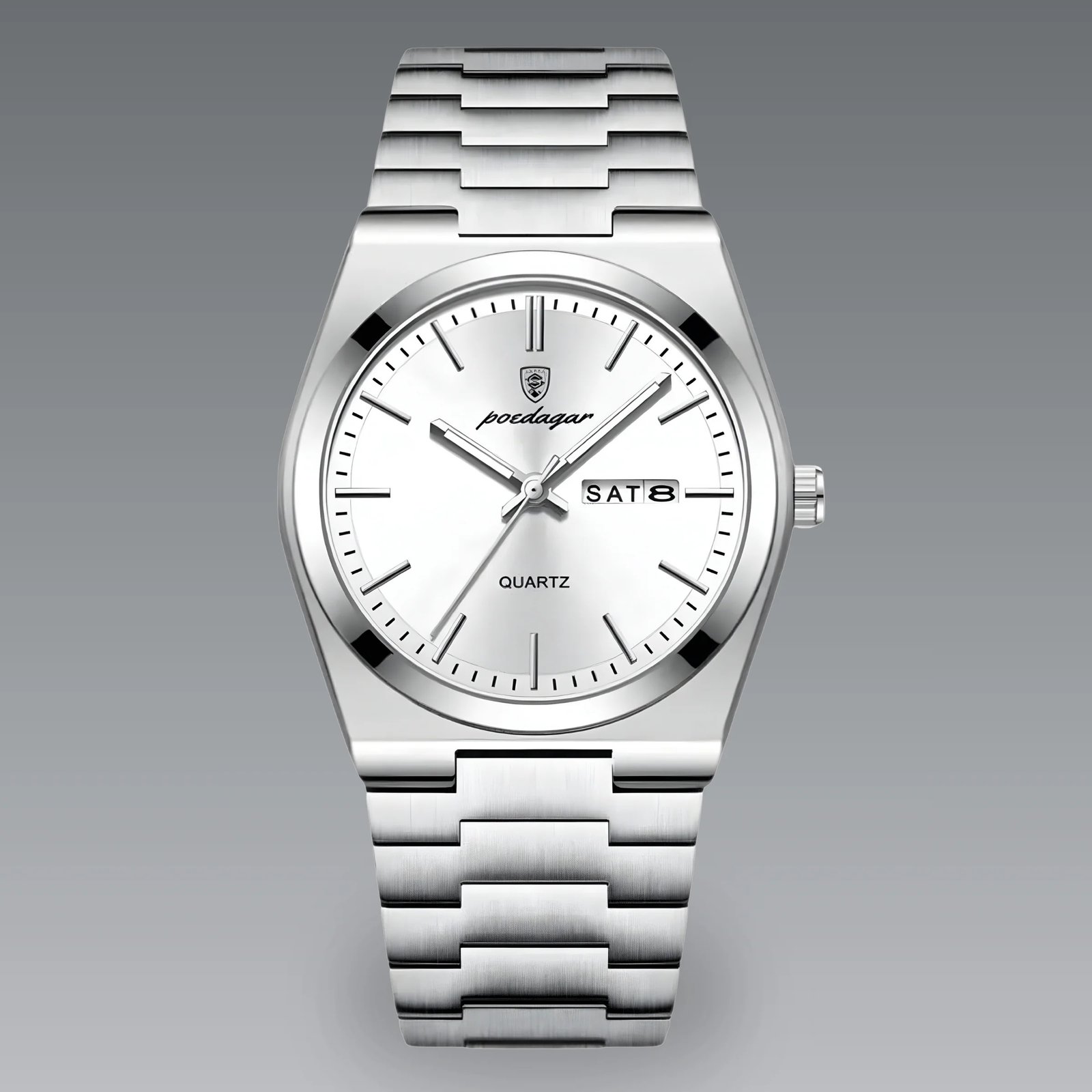 Premium Stainless Steel Quartz Watch PRX Style Elegant Durable Timepiece With Stainless Steel Strap And Precise Quartz Mechanism – Men's Watch - Image 2