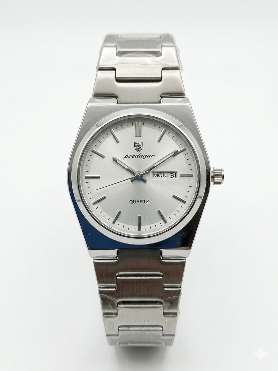 Premium Stainless Steel Quartz Watch PRX Style Elegant Durable Timepiece With Stainless Steel Strap And Precise Quartz Mechanism – Men's Watch - Image 3
