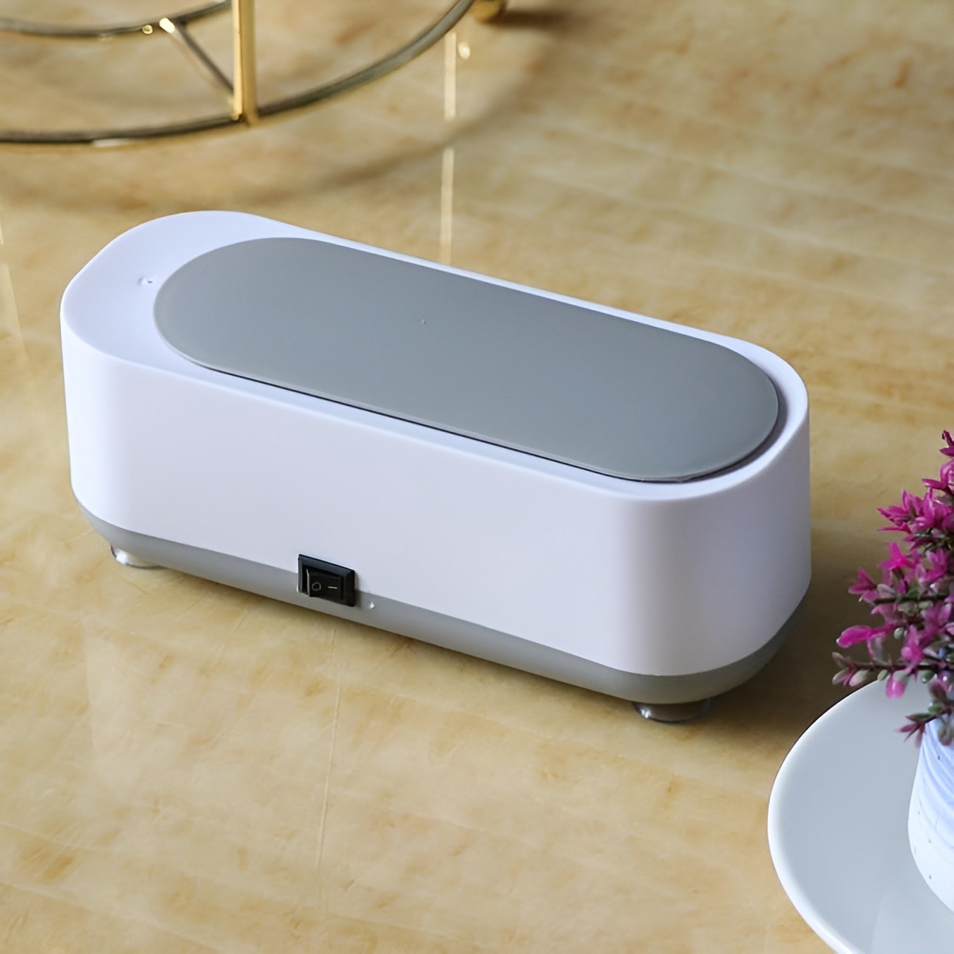 Ultrasonic Cleaner Jewelry Watch Eye Glasses Ring Makeup Brush Cleaning Machine (Random color) - Image 3