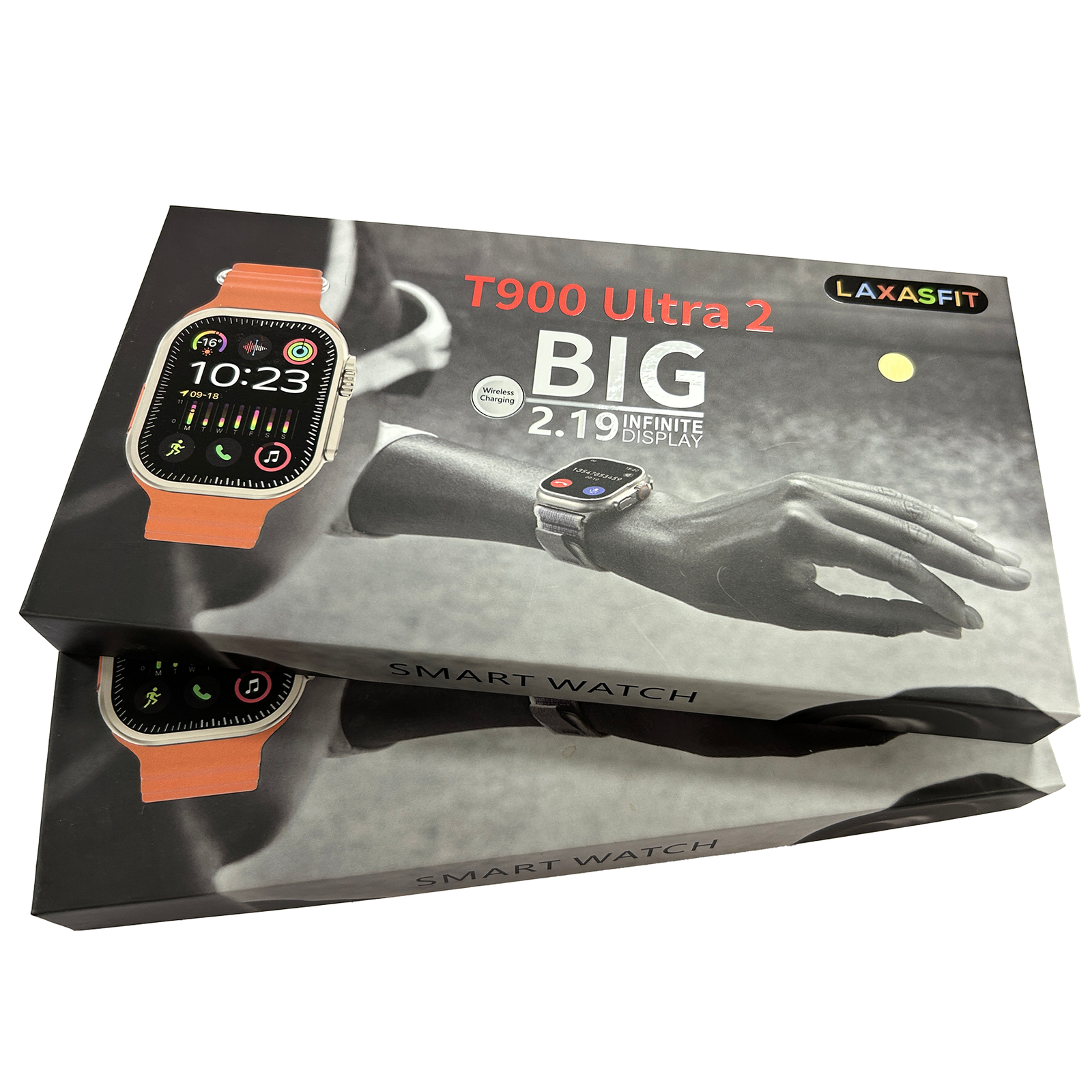T900 Ultra 2 Series 9 2.19 Inch Screen Laxasfit Smart Watch (Orange Color) - Image 3
