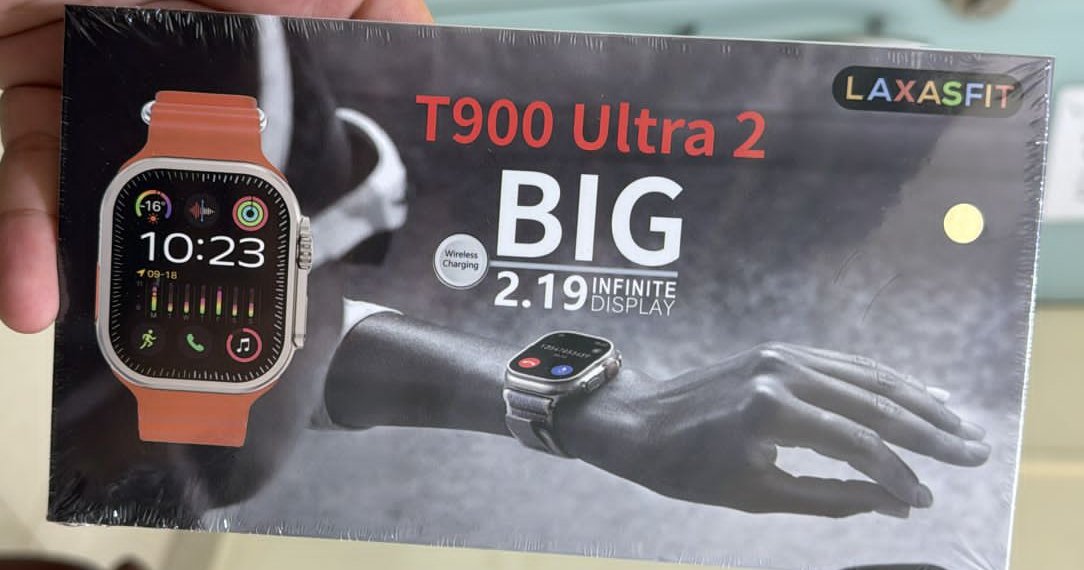 T900 Ultra 2 Series 9 2.19 Inch Screen Laxasfit Smart Watch (Orange Color)